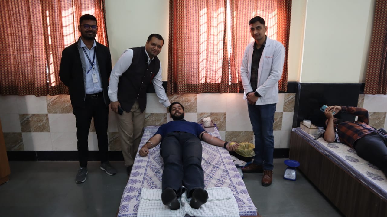St. Xavier’s College Jaipur hosts blood donation camp